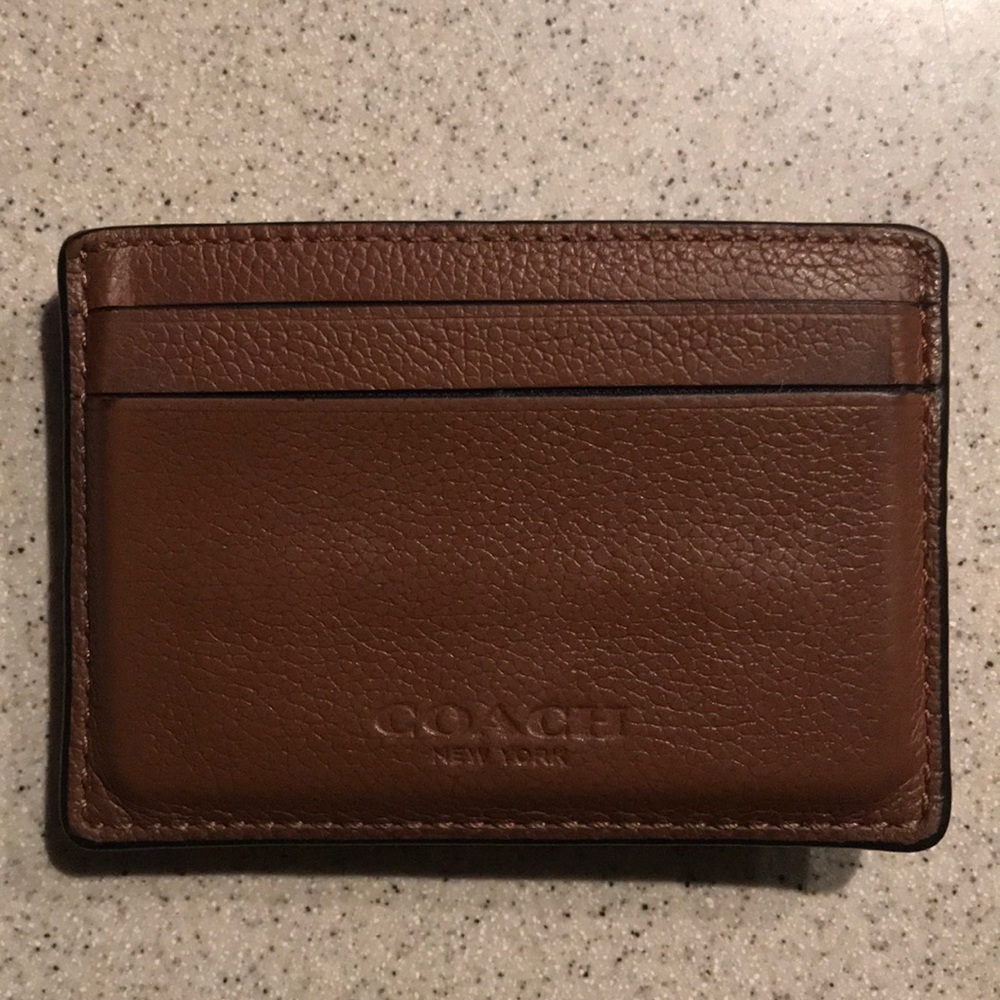 Coach leather wallet